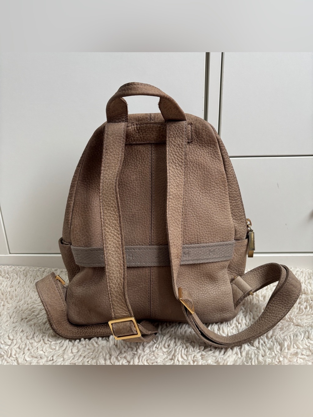 Hammitt Hunter Pebbled Leather Backpack with Gold Hardware - Picture 2 of 16